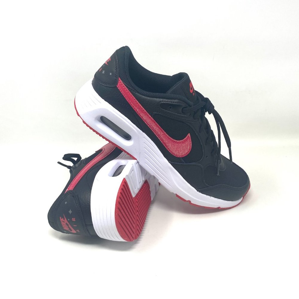 💖MEGA SALE💖NIKE  Women  DC9299 001 AIR MAX SC SE Black  Shoe Leather Fabric - Picture 7 of 12
